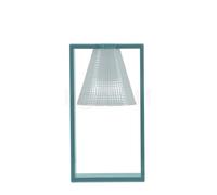 Kartell Light-Air Lampada da tavolo, blu con motivo in rilievo