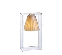 Kartell Light-Air Lampada da Tavolo, Cristallo Beige, Classica