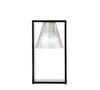 Kartell Light-Air Lampada da tavolo, nero/vetro traslucido chiaro - con modello di conio