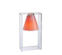 Kartell Light-Air Lampada da tavolo, rosa - con tessuto