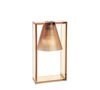 Kartell Light-Air Lampada da tavolo, rosa con motivo in rilievo