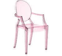KARTELL LOU LOU GHOST LOULOU SEDIA TRASPARENTE ROSA PER BAMBINI ORIGINALE NUOVA