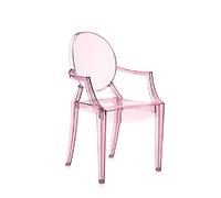 KARTELL LOU LOU GHOST LOULOU SEDIA TRASPARENTE ROSA PER BAMBINI ORIGINALE NUOVA