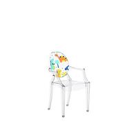 Kartell Lou Lou Ghost Sedia per Bambini, Trasparente/Dinosauro