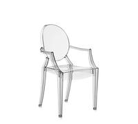 Kartell Louis Ghost, Set da 2 Sedie, Fumé Chiaro