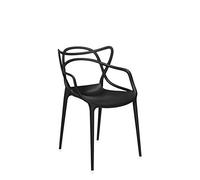 Kartell Masters Sedia, Set da 4, Nero