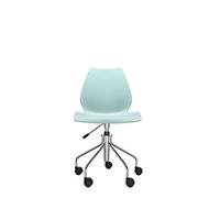 Kartell Maui Sedia Girevole, Con ruote, Grigio Azzurro Chiaro, Standard