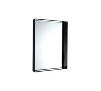 Kartell Only Me Specchio Rettangolare, Nero, 50x70 cm