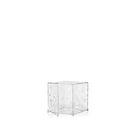 Kartell Optic Contenitore, con antina, Cristallo