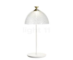 Kartell Pumo Lamp Lampada da tavolo LED, trasparente/bianco