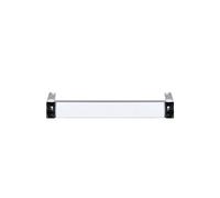Kartell Rail Portasciugamani in Plastica, 7.5X30X4 Cm, Cristallo