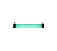 Kartell Rail Portasciugamani in Plastica, 7.5X30X4 Cm, Verde Acquamarina