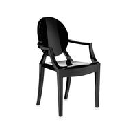 Kartell Sedia in policarbonato Louis Ghost Nero
