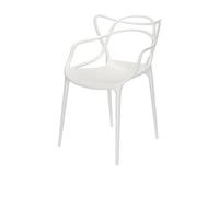 Kartell Set Sedia 4 Pz. Masters Bianco