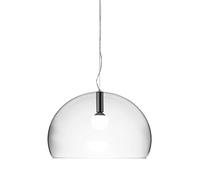 Kartell Small FL/Y Lampada a sospensione, cristallo traslucido chiaro