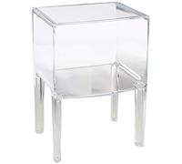 Kartell Small Ghost Buster, Comodino, Trasparente, 40x34xH57 cm