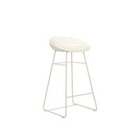 Kartell Smatrik Stool Outdoor, Sgabello, Bianco con struttura bianca