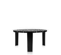 Kartell T-Table Side Table Tavolino, Confezione da 1 Pezzo, Nero