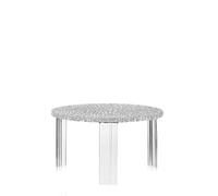 Kartell T-Table Side Table Tavolino, Confezione da 1 Pezzo, Cristallo