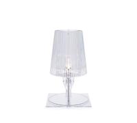 Kartell Take Lampada da Tavolo, Trasparente, Cristallo