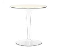 Kartell, Tavolino d'appoggio Tip Top, Colore: Bianco