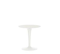 Kartell Tip Top Tavolino, PMMA, Bianco, 48 x 50 x 48 cm