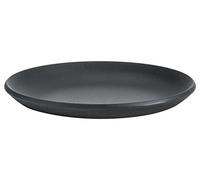 Kartell Trama Piatto Piano, Nero Antracite, Set da 4, Melamina
