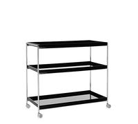 Kartell, Trays Carrello, Carrello, Nero, 81 x 40 x 72 cm