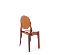 Kartell Victoria Ghost Set 2 sedie, Ambra
