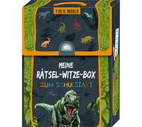 Kartenbox - Meine Rätsel-Witze-Box zum Schulstart: T-Rex World