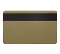 Karteo - 10 tessere in plastica con banda magnetica in PVC, dimensioni: 86 x 54 x 0,76 mm (30 mil), formato standard EC, per stampanti per tessere gold