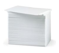 Karteo 100 carte di plastica carte in bianco CR80 760 Mikron tessere plastica PVC
