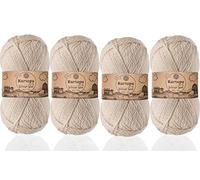 Kartopu Corda per maglieria in lana melange (4 palline), 100 g (100 g) è molto morbida e dona una sensazione di lana incredibile ai tuoi pezzi a maglia (colore della pelle 855)