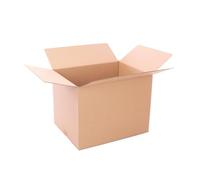 KARTOX | Scatole di cartone | Canale semplice rinforzato | Scatola di immagazzinaggio | Dimensioni: 40 x 30 x 30 | Scatola con patta | Confezione da 20 unità