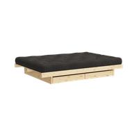 Karup Design Kanso Struttura Letto con Cassetto 180x200 Grezzo
