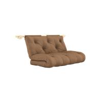Karup Design Materasso Ad Uncino con Staffe 135x200 Mocca/Raw