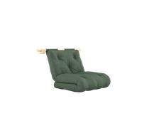 Karup Design Materasso Ad Uncino con Staffe 75x200 Verde Oliva/Grezzo