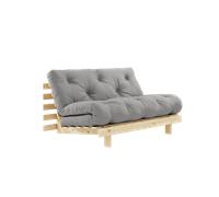 Karup Design Roots Divano Letto con Materasso 140x200 746 Grigio/Grezzo