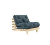 Karup Design Roots Divano Letto con Materasso 90x200 757 Blu Petrolio/grezzo