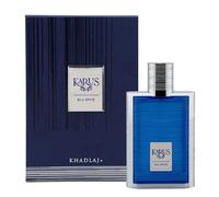 KARUS BLU SPICE Eau de Parfum Spray 100 ml di Khadlaj - Fragranza premium da uomo con note di tè, bergamotto, cannella e legno d'ambra