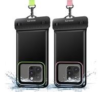 Karvense - Borsa impermeabile per cellulare, impermeabile, per iPhone, Samsung Galaxy, LG, Moto, Pixel, tutti i telefoni fino a 6,9 pollici, confezione da 2