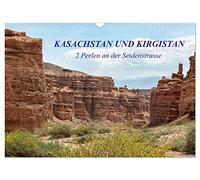 Kasachstan und Kirgistan (Wandkalender 2026 DIN A3 quer), CALVENDO Monatskalender: Eine kleine Tour durch 2 bezaubernde Länder an der Seidenstrasse in Zentralasien