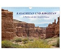 Kasachstan und Kirgistan (Wandkalender 2026 DIN A4 quer), CALVENDO Monatskalender: Eine kleine Tour durch 2 bezaubernde Länder an der Seidenstrasse in Zentralasien