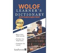 Kasahorow Wolof Learner's Dictionary (Tascabile) Connection: English Wolof