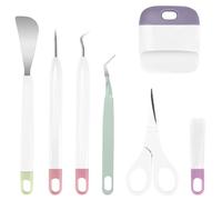 Kasanni 6 pezzi Strumenti Per Diserbo In Vinile Diy Utensili Per Decoupage In Vinile Strumenti Set Base Per Scrapbooking, Silhouette, Htv, Goffratura, Adesivi, Etichette