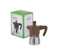 Kasanova 1 0% GRASSO macchina da caffè monotazza, marrone, lega di alluminio nylon