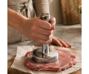 KASANOVA Batticarne Ideale I Genietti in Acciaio Inox Grigio