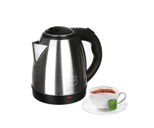 KASANOVA Bollitore elettrico 1,5 litri in acciaio inox argento