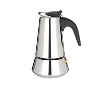 KASANOVA Caffettiera a induzione in acciaio, da 4 tazze nero Tè e caffè