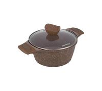 Casseruola 24 cm antiaderente 0 grassi con coperchio